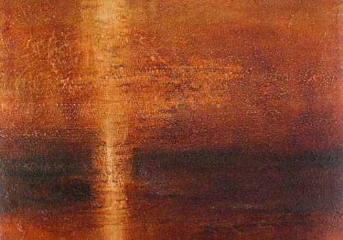 Landschaft abstrakt II, l auf Leinwand